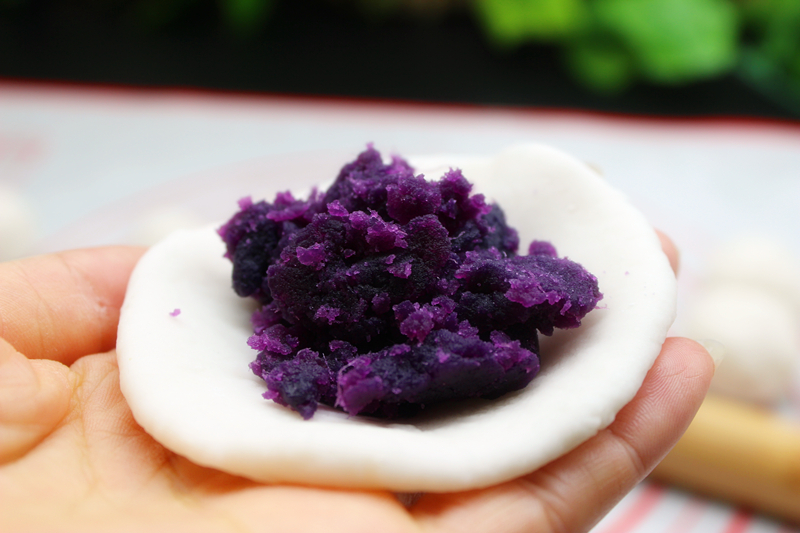 紫薯水晶饼的做法 步骤7