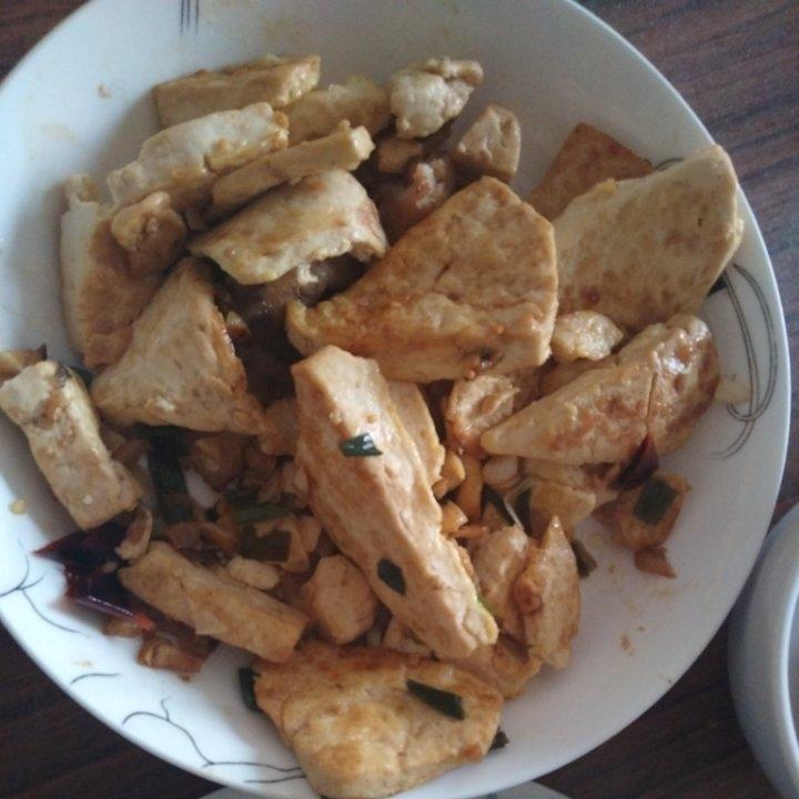 焖煎豆腐