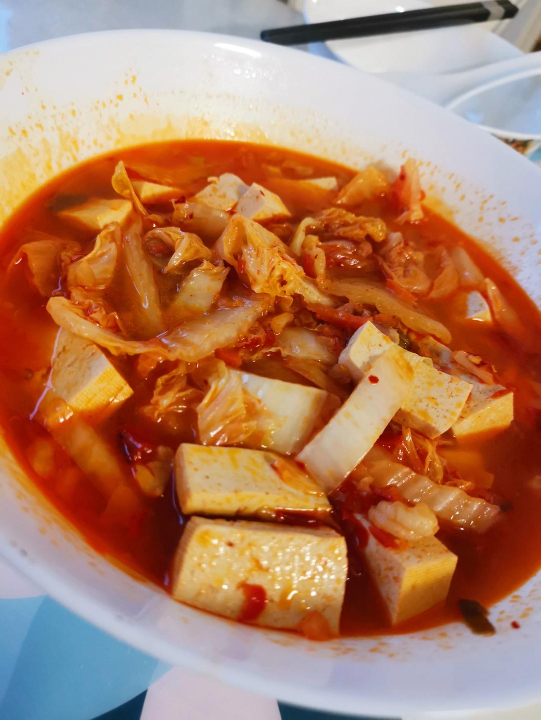 好吃到哭泣的泡菜豆腐汤