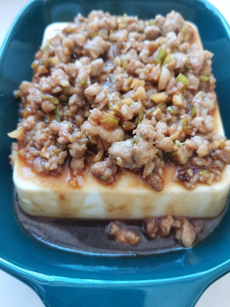 【肉末嫩豆腐的做法步骤图,肉末嫩豆腐怎么做好吃】凌杉1_下厨房