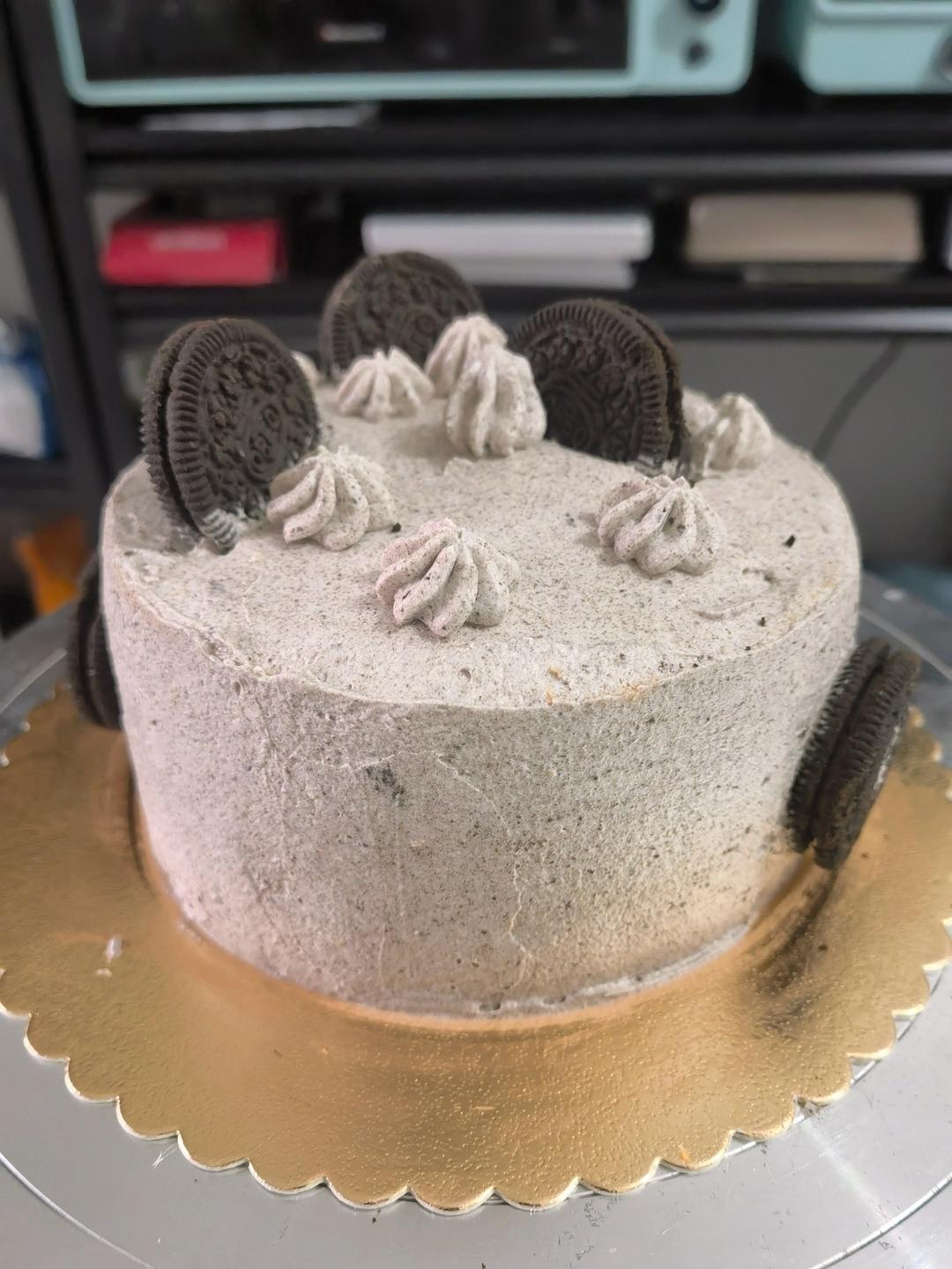 6寸奥利奥咸奶油蛋糕