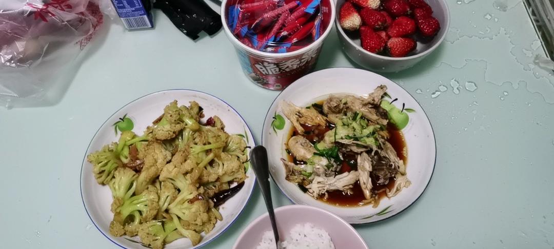 无肉简易版干煸菜花