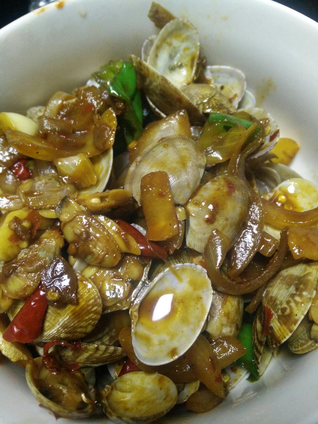 辣炒花甲