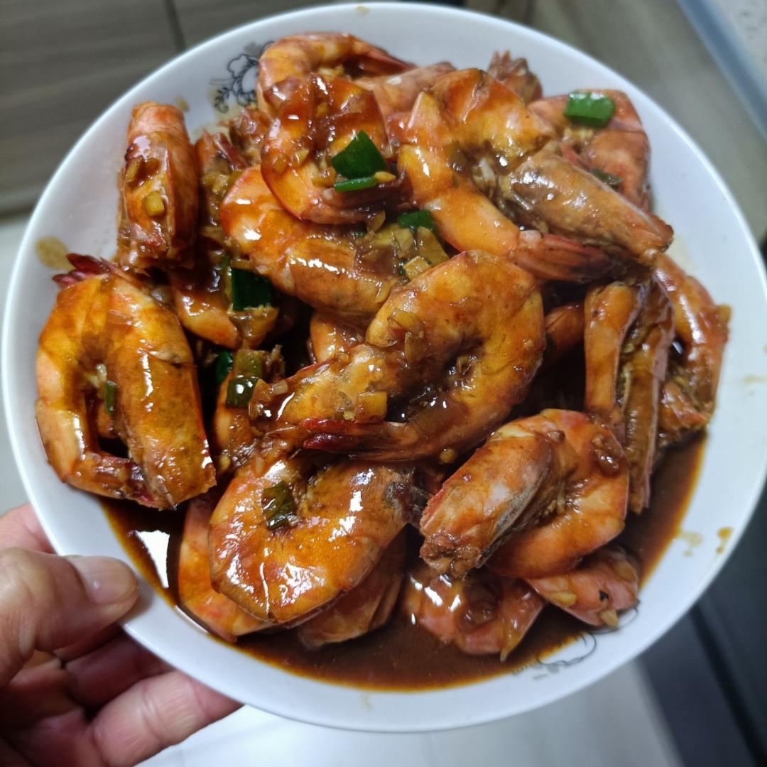 家庭版油焖大虾