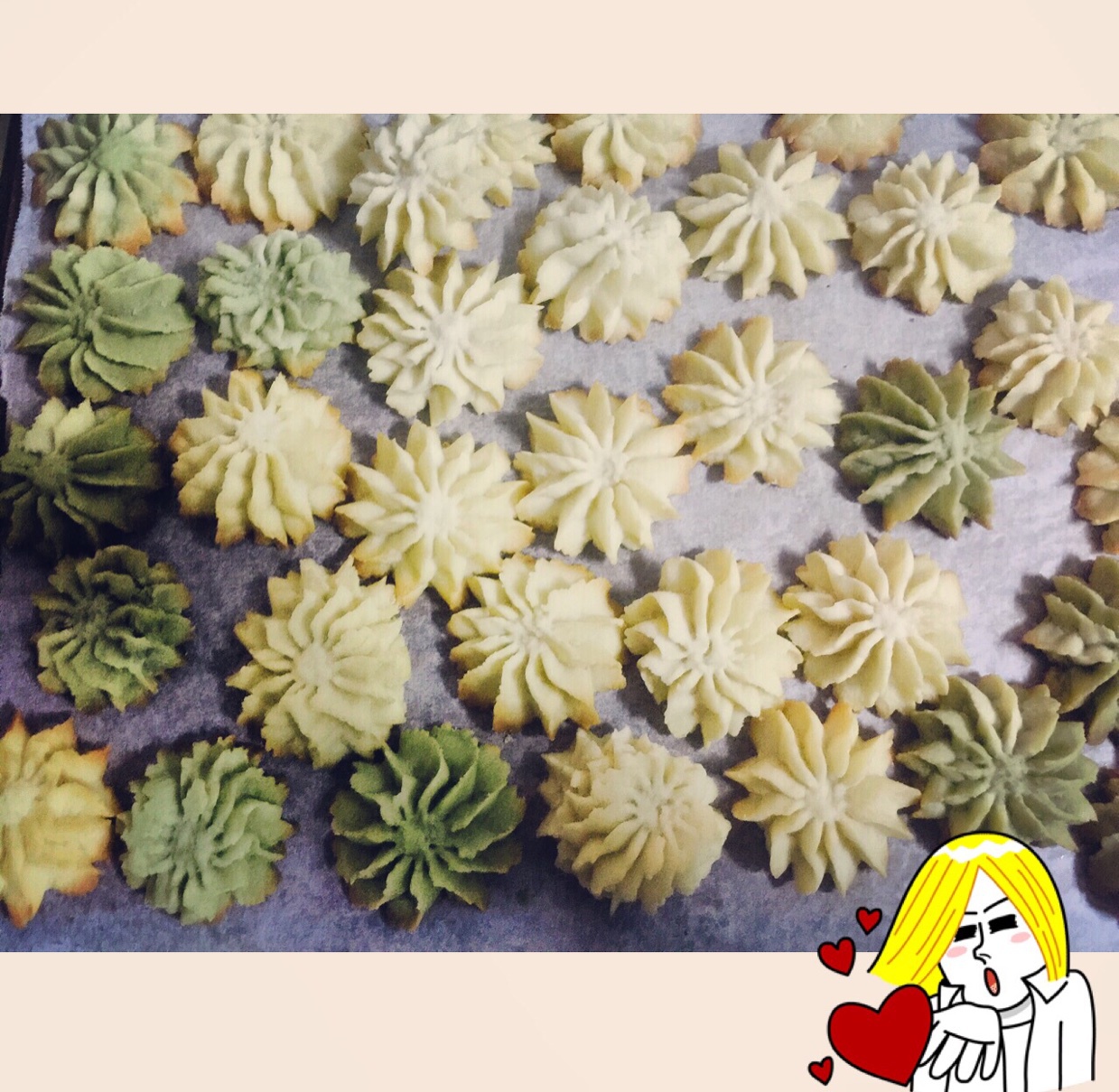 【麦记手作】抹茶拿铁曲奇 美妙的碰撞