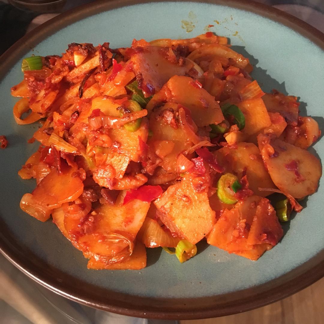 干锅土豆片