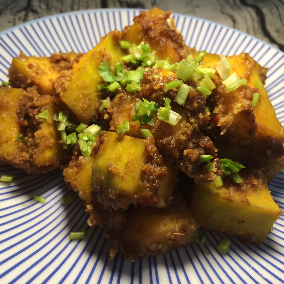 油-条-1-号做的粉蒸南瓜