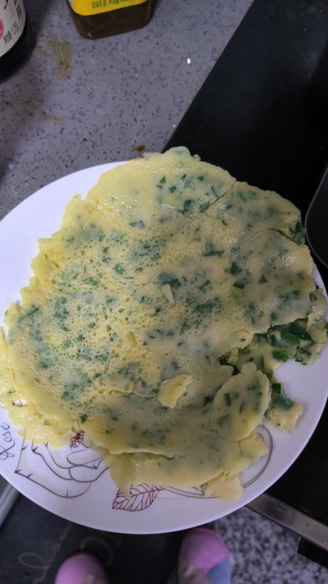 香葱鸡蛋饼