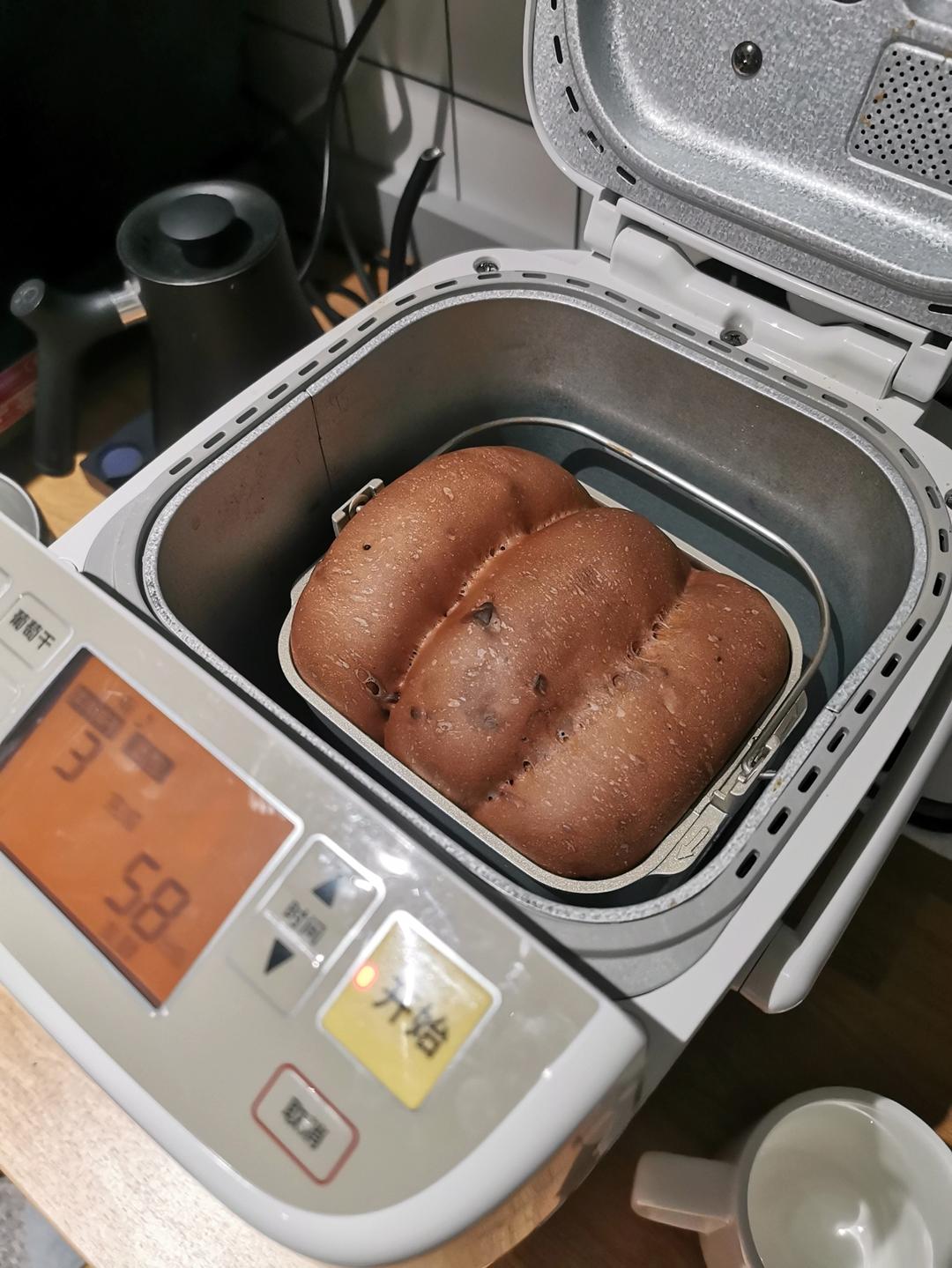面包机做巧克力吐司