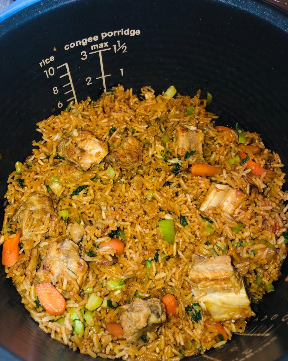 电饭锅版排骨焖饭