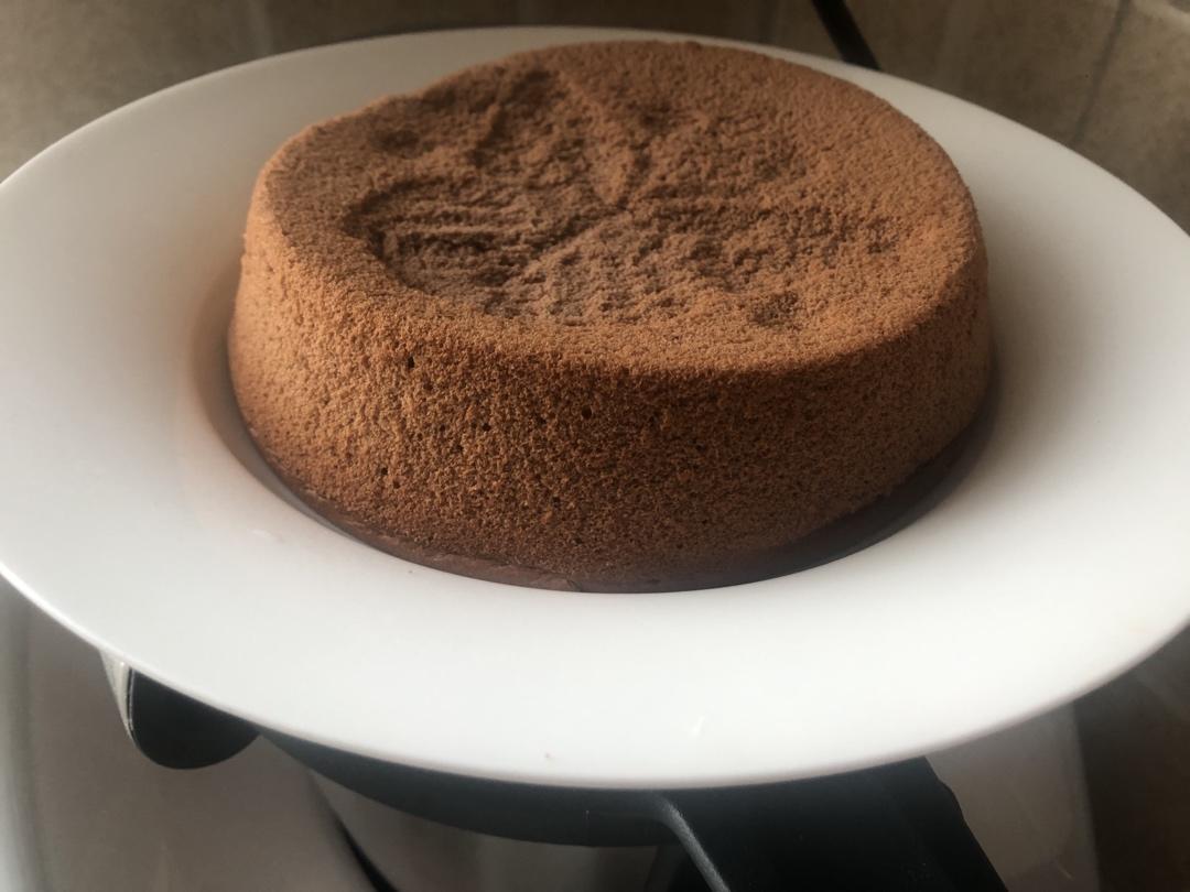 巧克力戚风蛋糕6寸(基础易成功版)