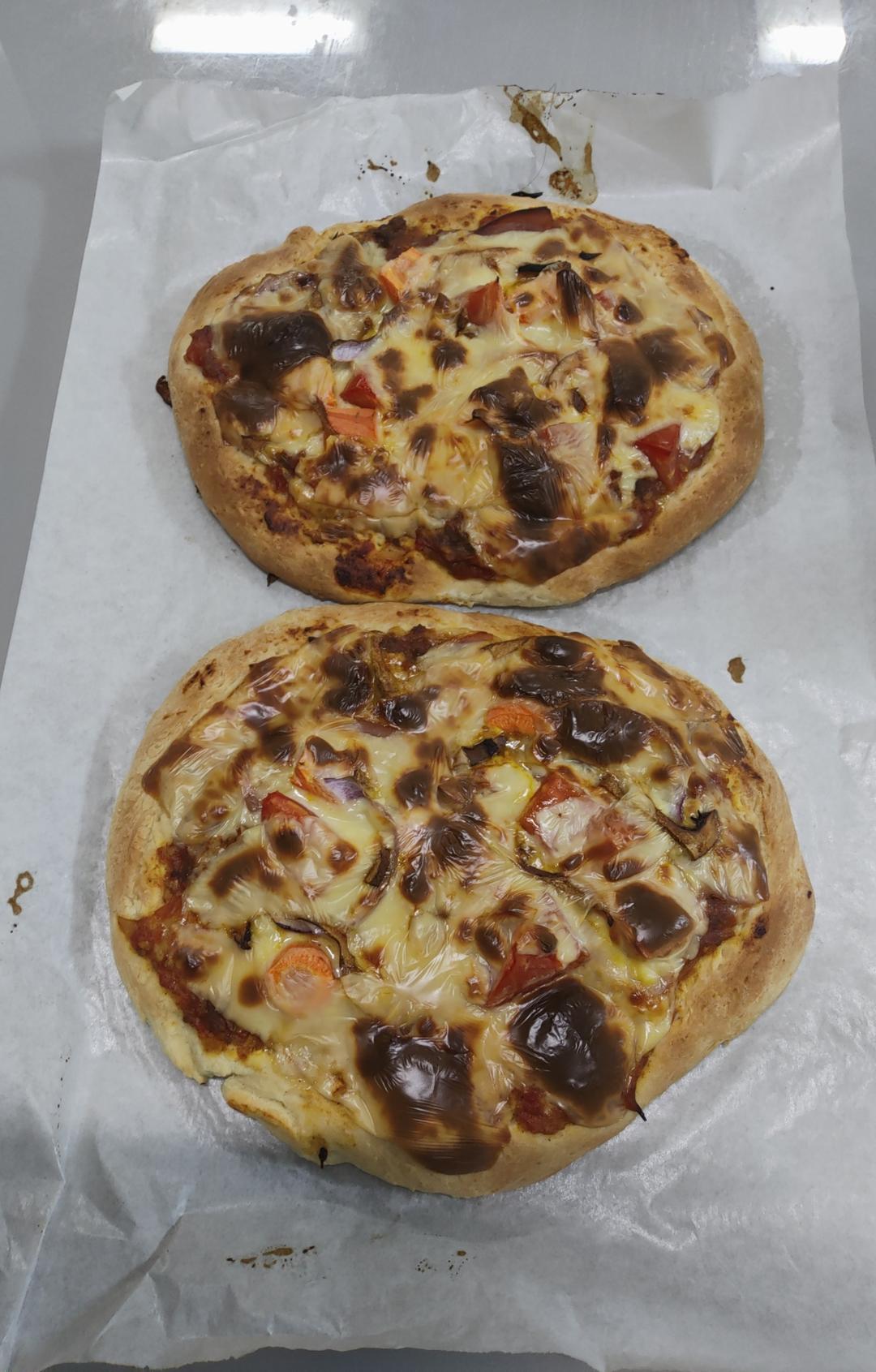 8寸披萨饼皮做法（🉑️厚🉑️薄，🉑️脆🉑️软）4张