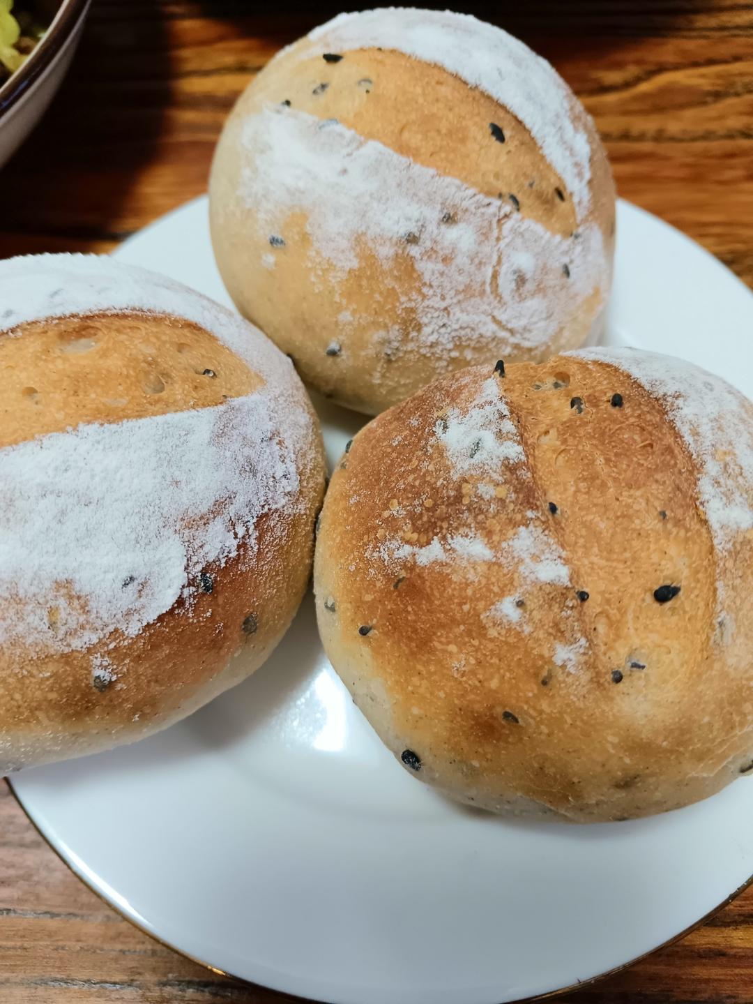 黑芝麻法国球｜手揉版