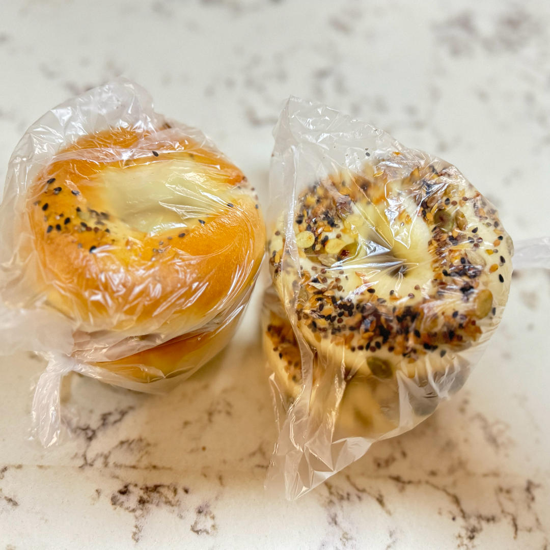 奶盐贝果｜无油低糖