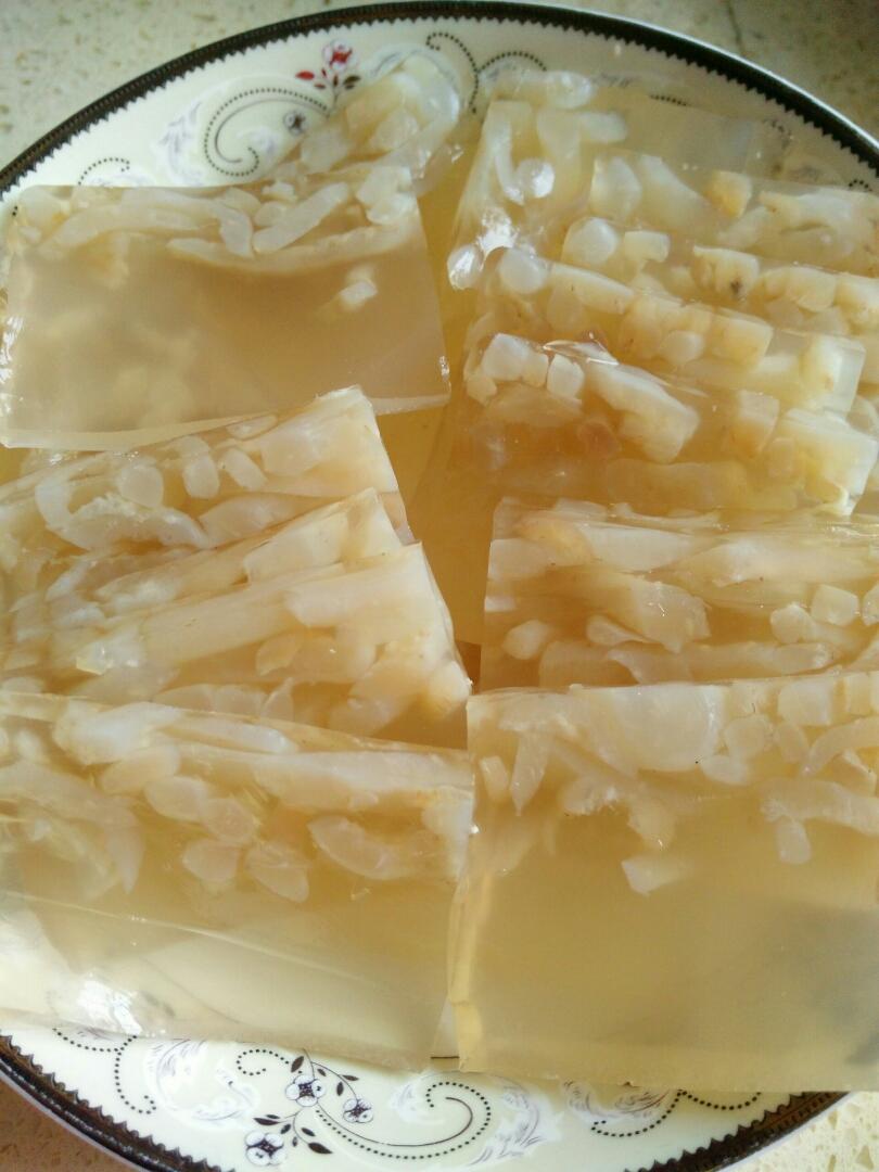 水晶肉皮冻