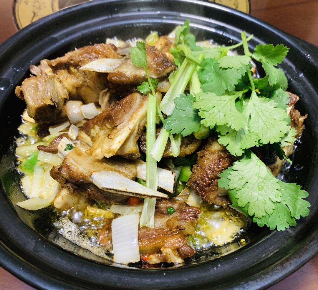 家庭烤箱烤羊排