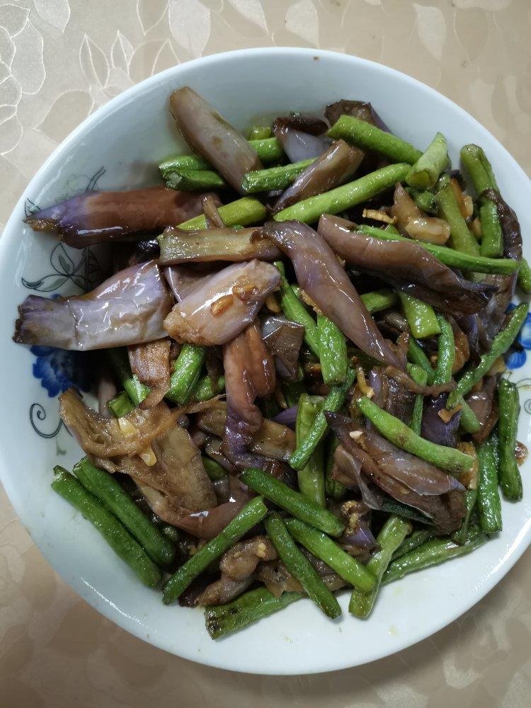 不油炸的茄子烧豆角