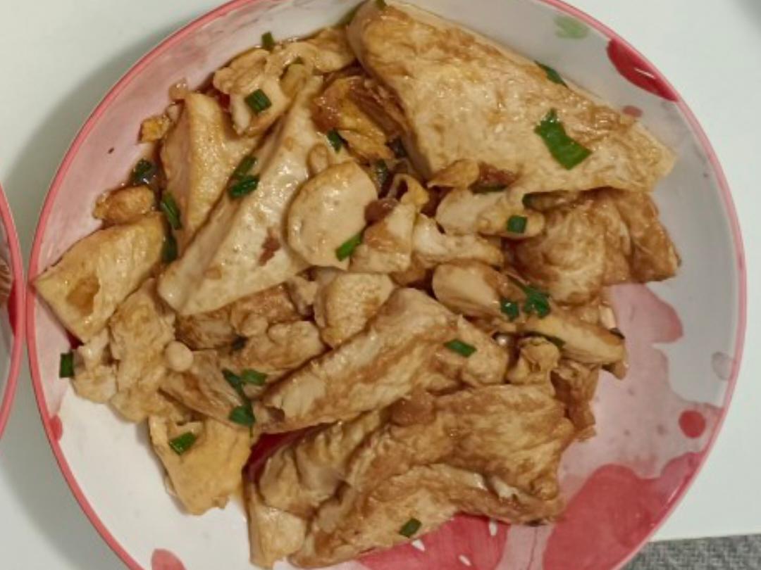 焖煎豆腐