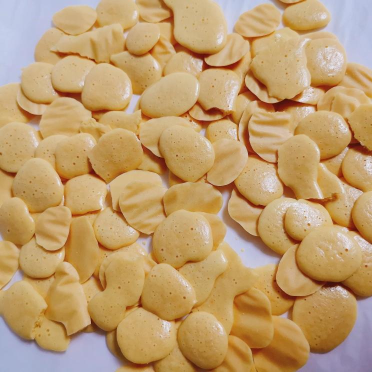 超级酥脆的酸奶蛋黄溶豆