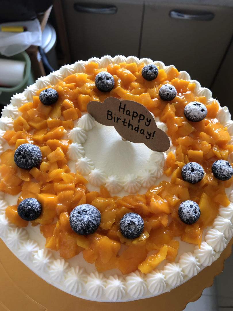 8寸水果生日蛋糕