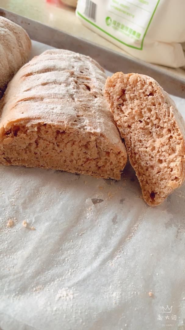 100%无糖无油｜手揉全麦软欧包｜减脂必备