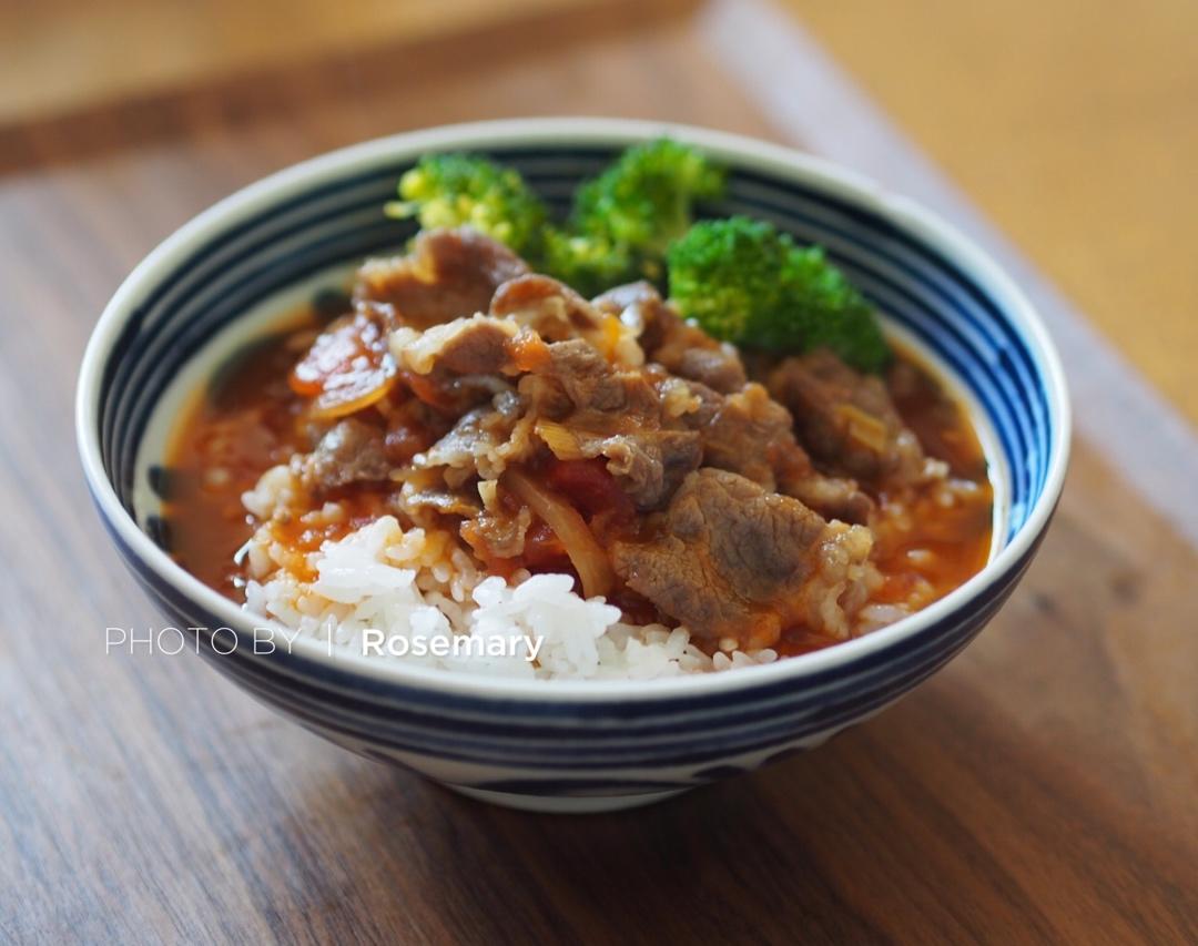 番茄肥牛饭