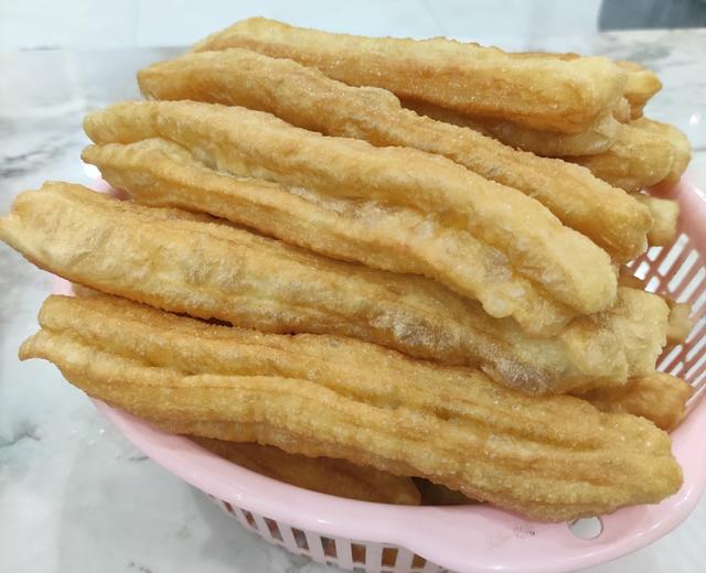 超健康发面油条,一次就成功的做法