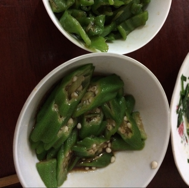 秋葵刺身