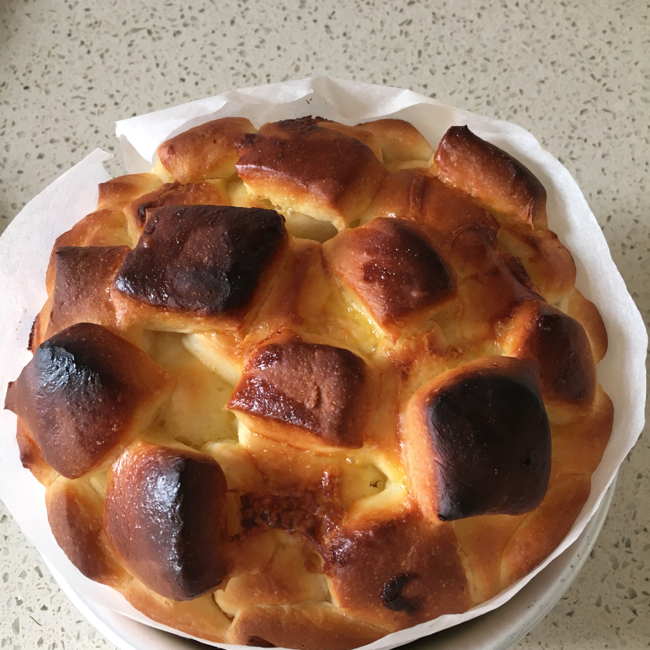 肉松手撕面包—超软会爆浆的面包哟