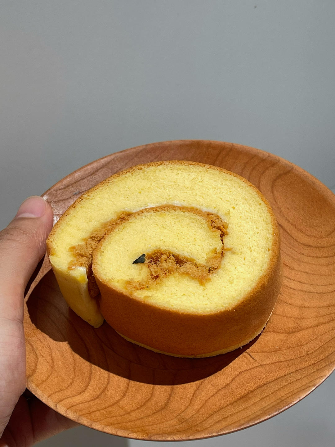 葱香肉松卷卷