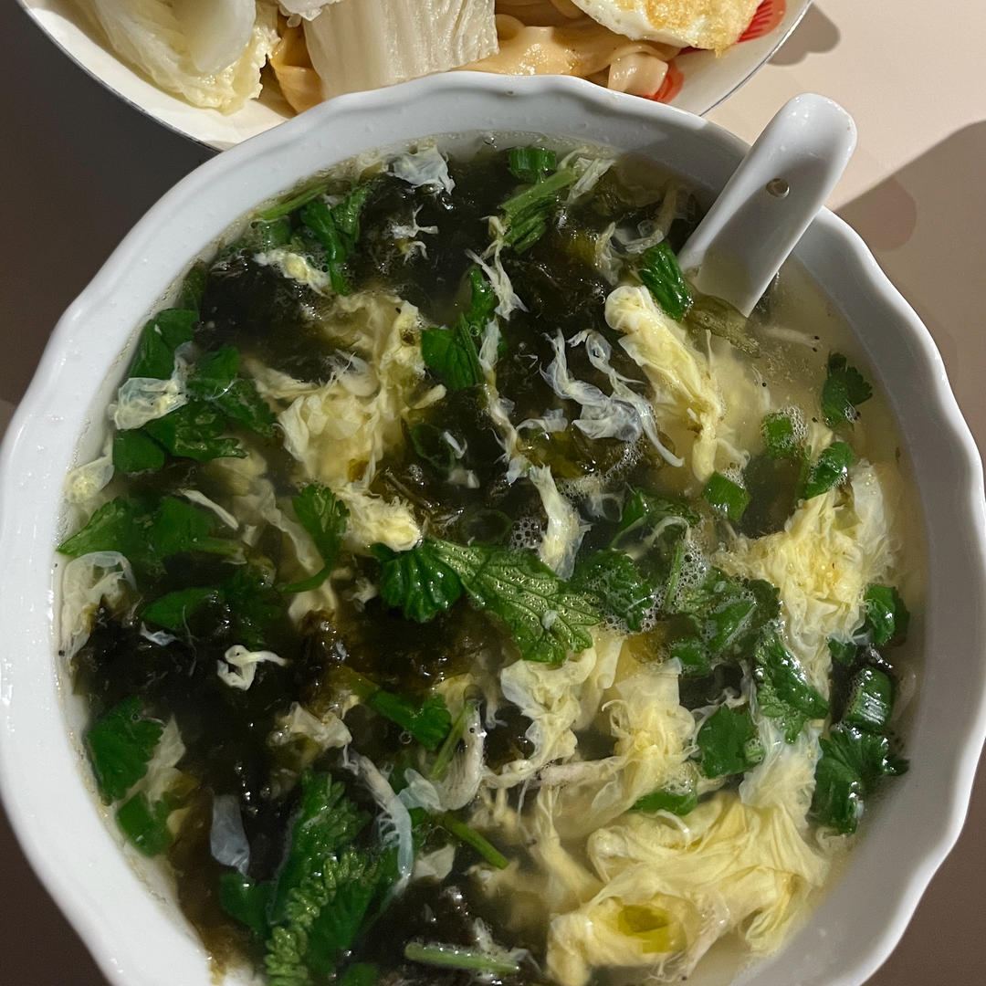 最鲜美好喝的「紫菜蛋花汤」