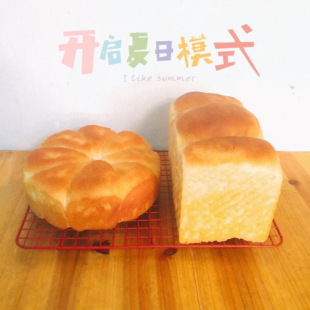 一次性发酵的白吐司