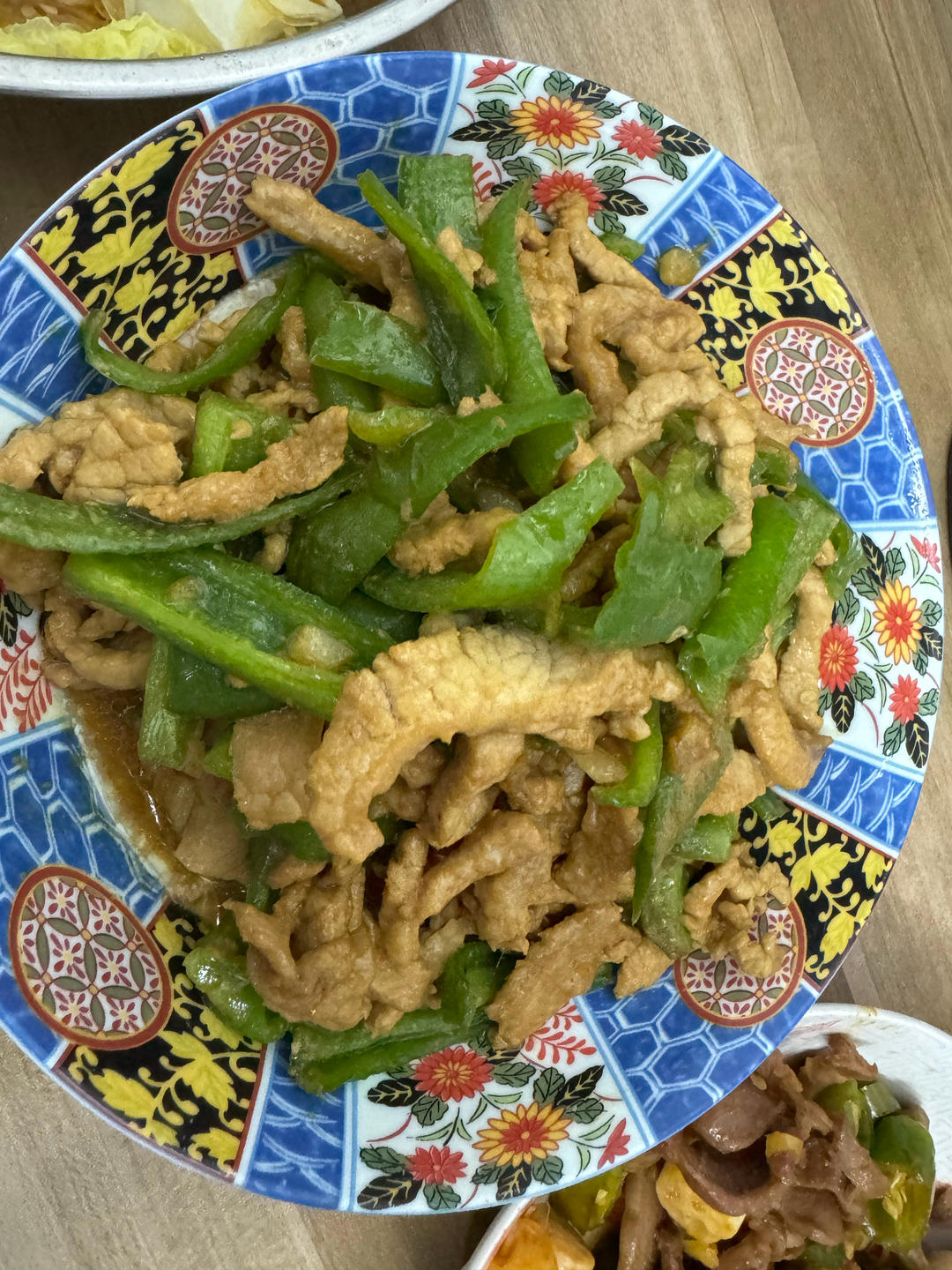 青椒炒肉丝