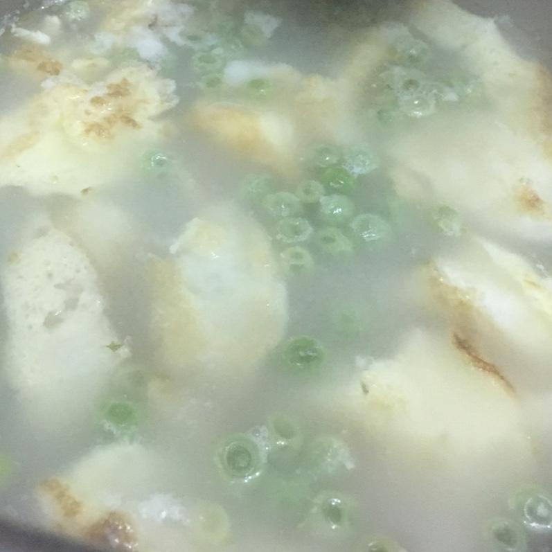 鸡蛋白菜汤(泡蛋白汤)