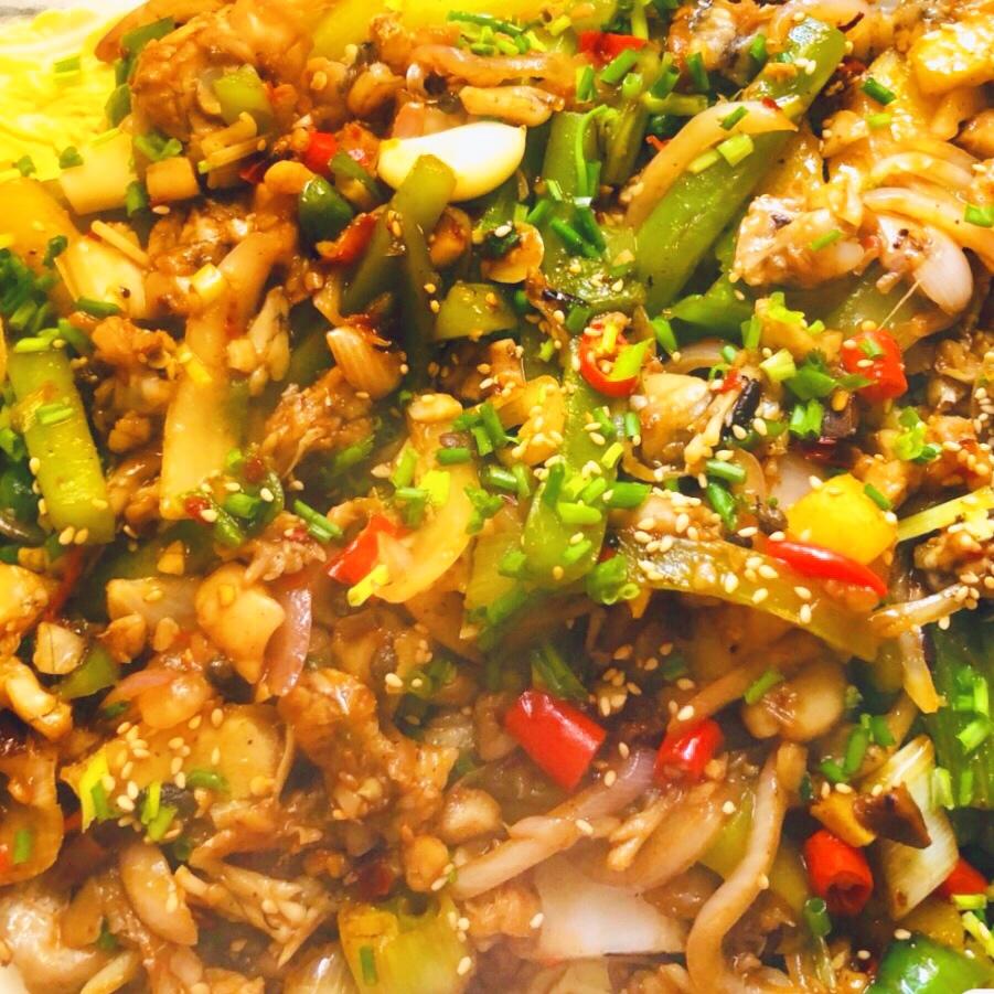 家庭版干锅香辣牛蛙