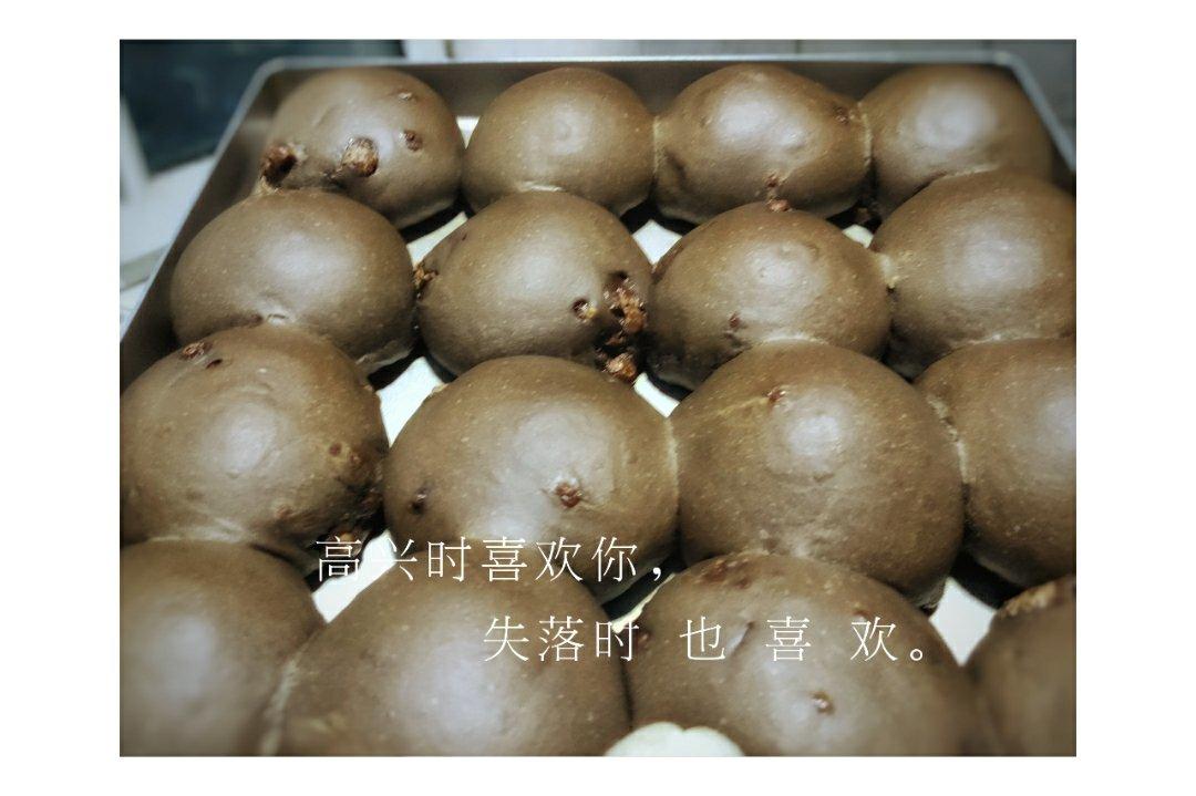 超浓郁巧克力餐包（一次发酵超快手）