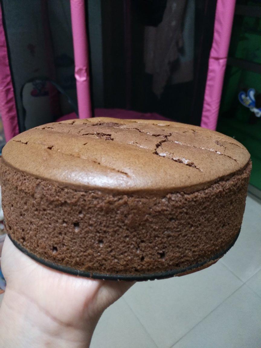 七寸巧克力戚风蛋糕