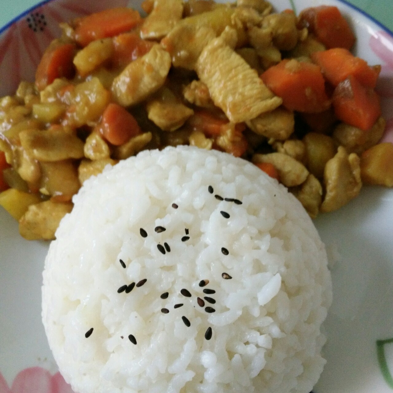咖喱鸡饭