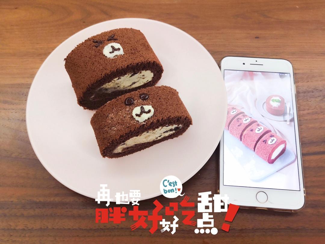 超浓郁卷不裂的巧克力蛋糕卷