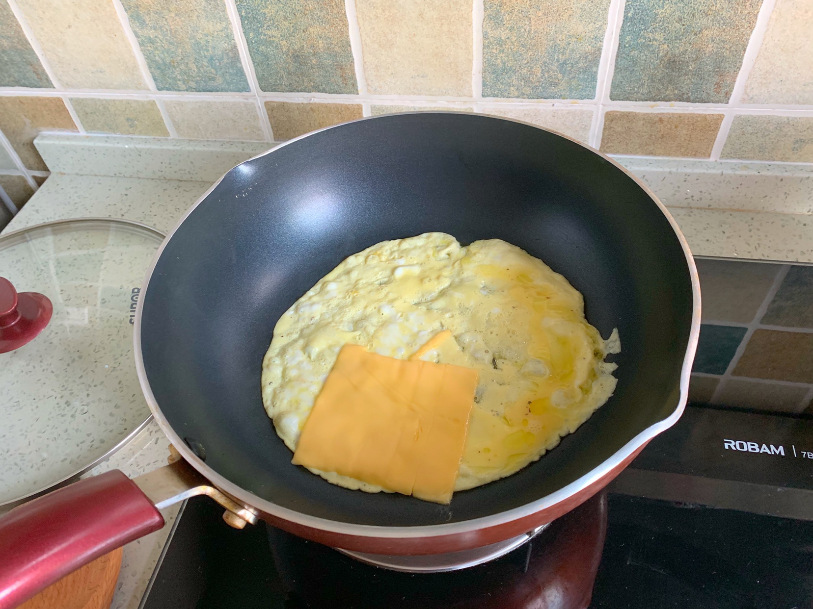 芝士牛奶厚蛋烧的做法 步骤3