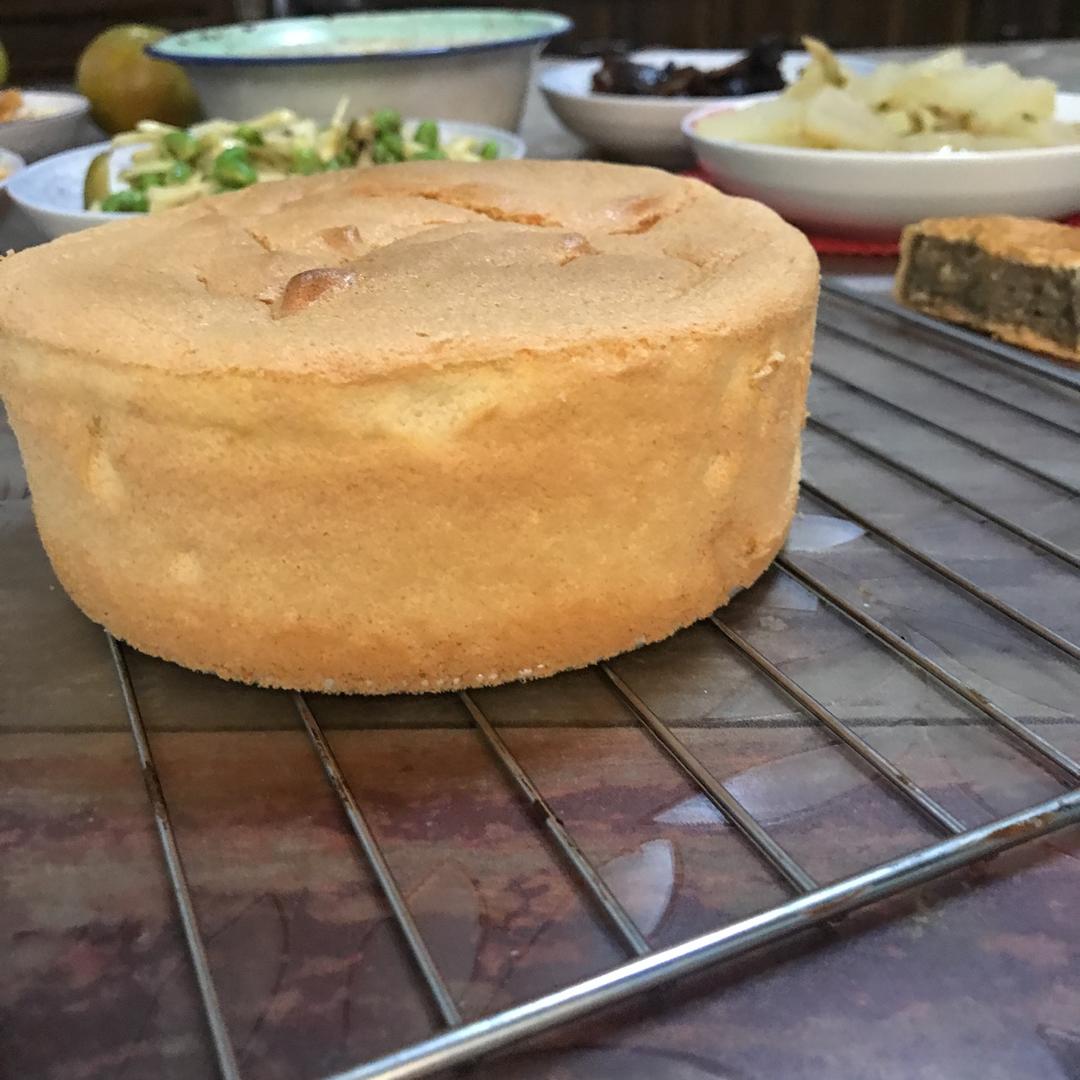 6寸戚风蛋糕（2蛋）