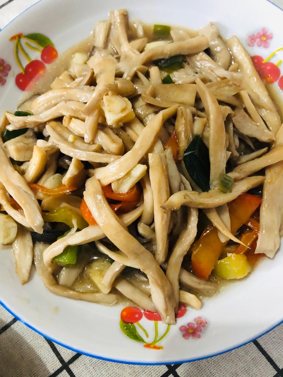 无敌下干煸杏鲍菇，比肉还好吃低脂菜的做法