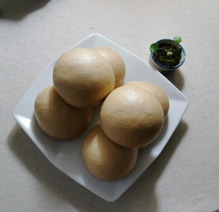 松软全麦馒头（老面一发）