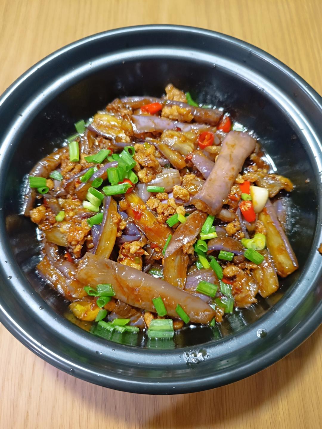 肉沫茄子煲的做法