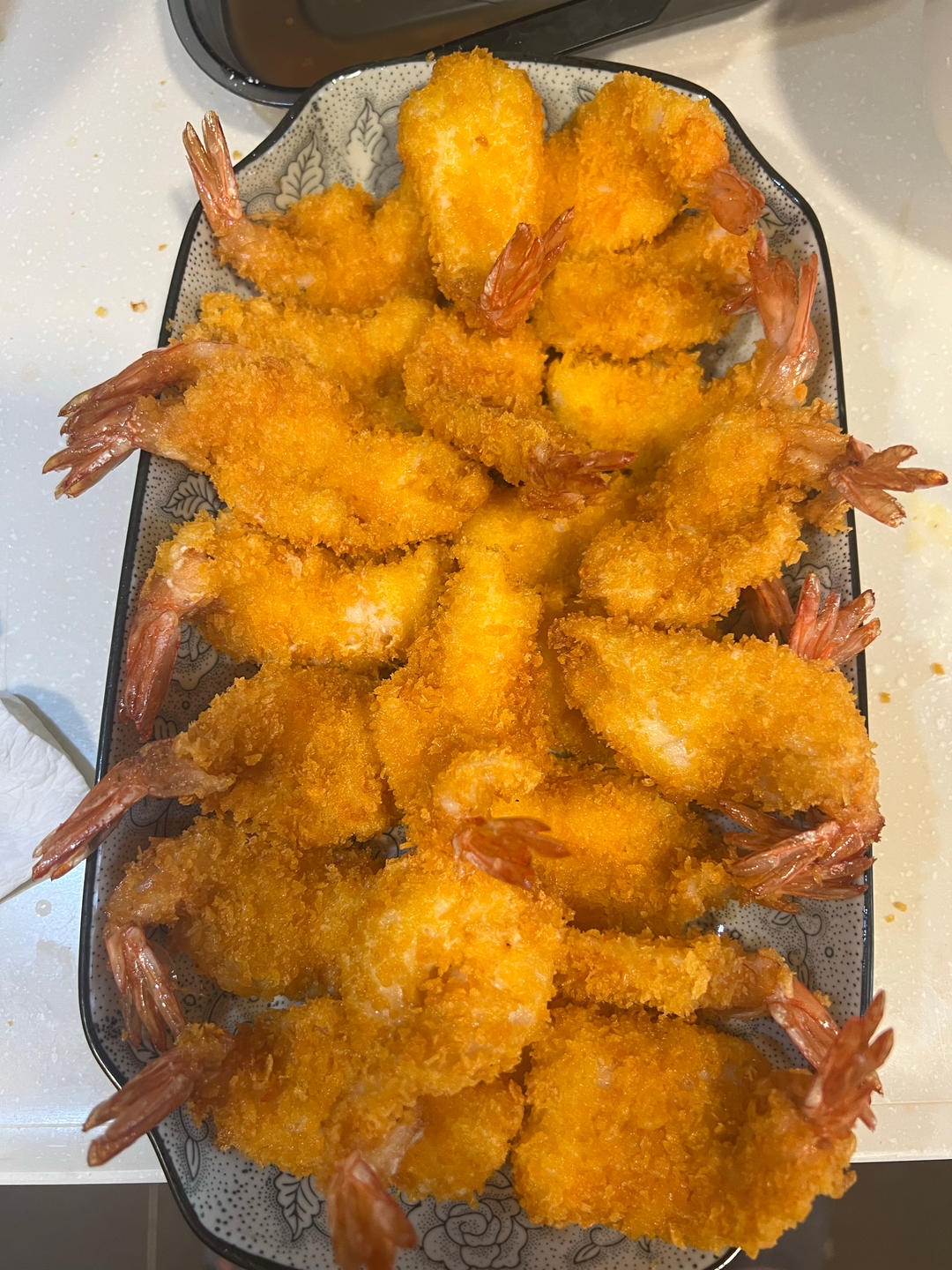 面包糠炸虾