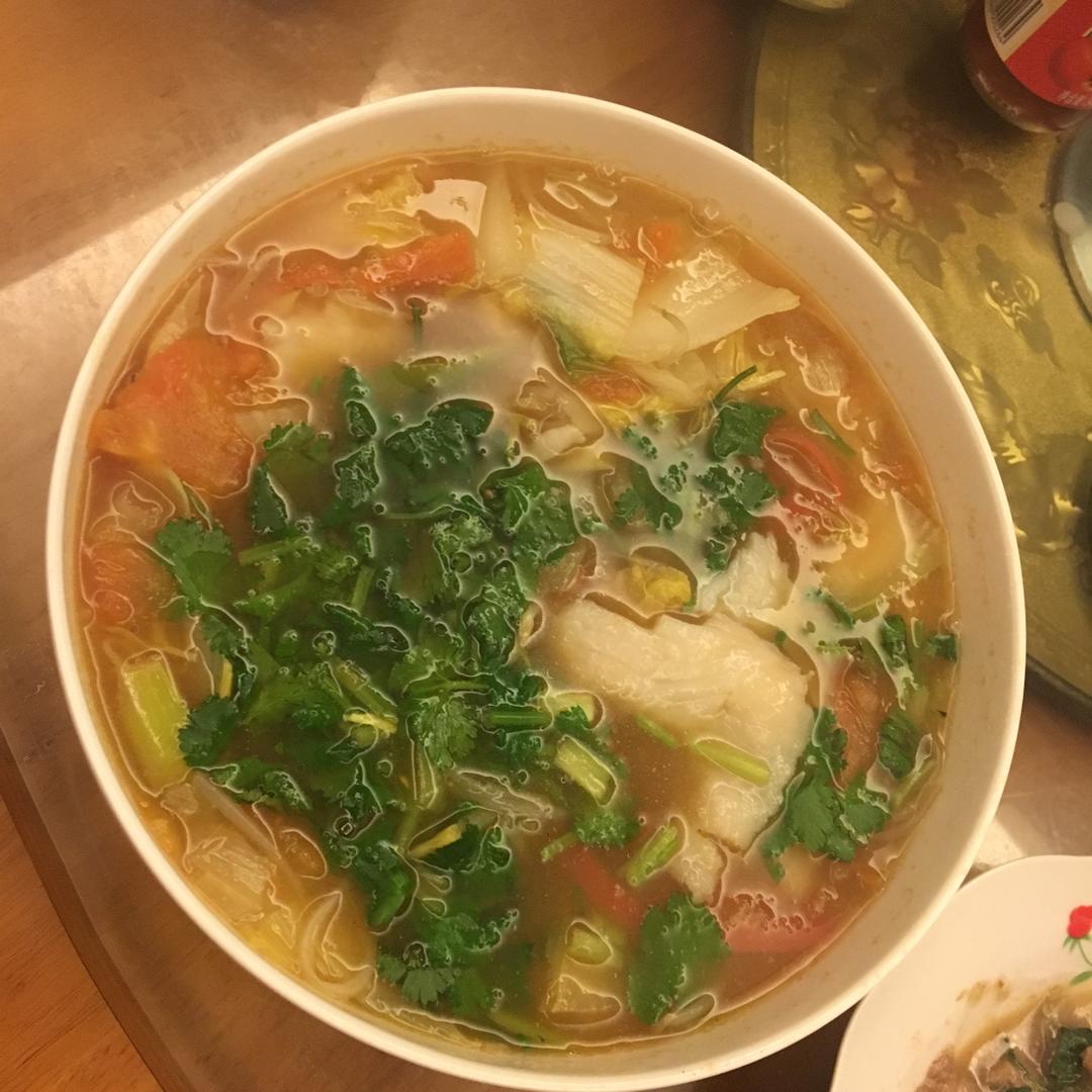 番茄沙巴鱼