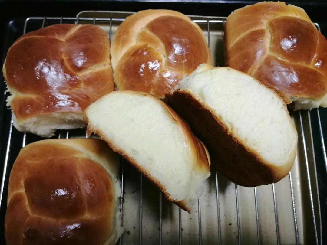 植物油直接法老式面包的做法