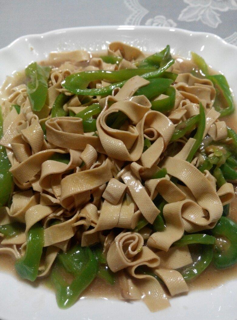 东北尖椒干豆腐