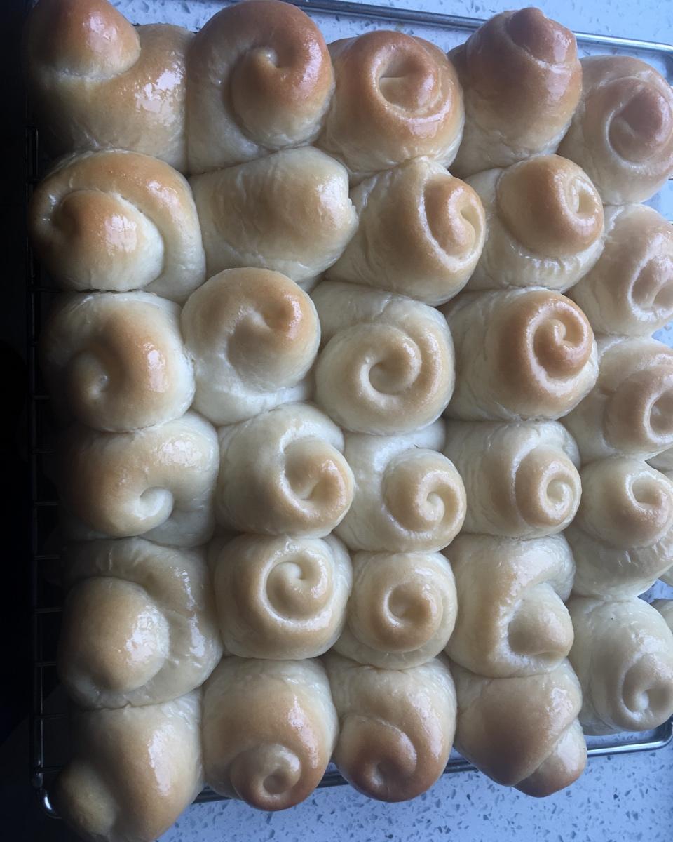 中种法蜂蜜面包---定制烤盘版本