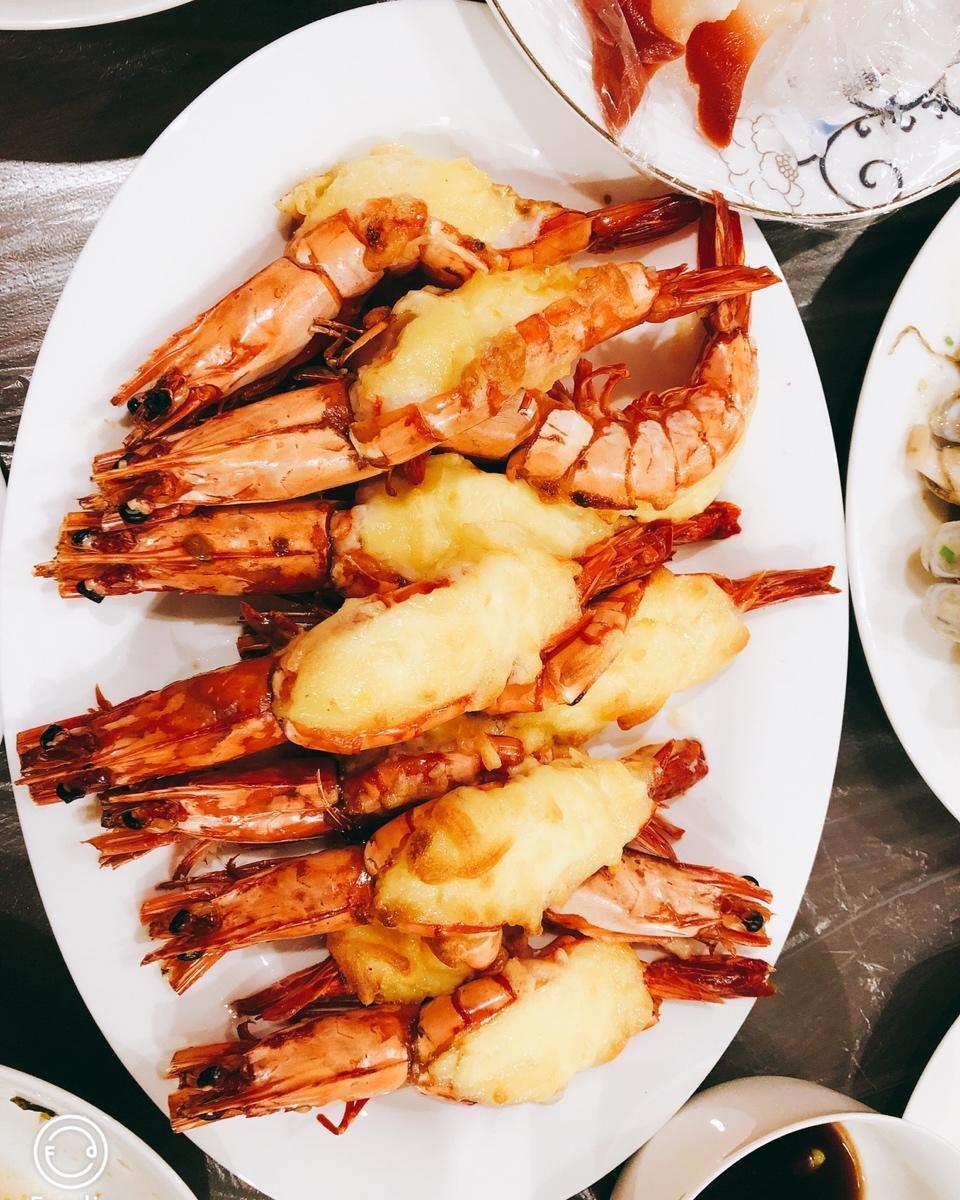 蛋黄酱焗烤大虾